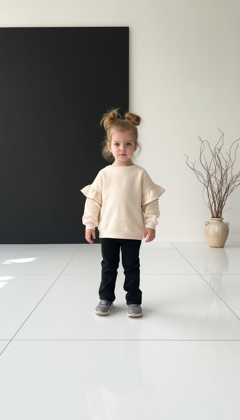 KIZ ÇOCUK 3 İPLİK TAYTLI TAKIM