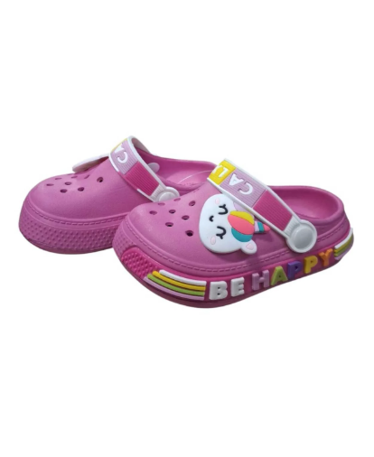 Calx Kız Bebek-Çocuk Figürlü Kaydırmaz Taban Terlik Sandalet BNT9020