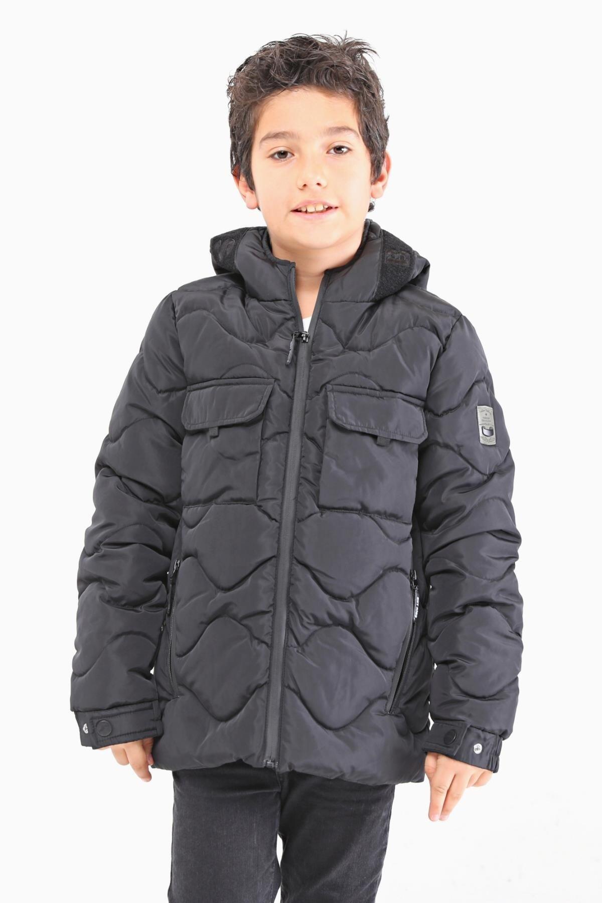 Erkek Çocuk Mont Siyah 51230s