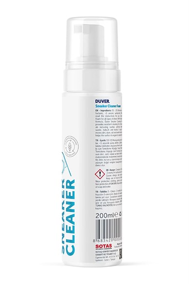 Duver Ayakkabı Temizleme Köpüğü 200 Ml
