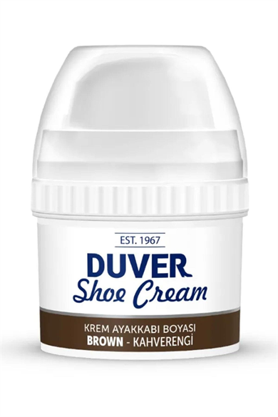Duver Parlaklık Sağlayan Kahverengi Ayakkabı Boyası ve Boyama Seti
