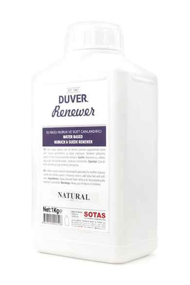 Duver Renewer 1 Kg Su Bazlı Nubuk ve Süet Renk Canlandırıcı