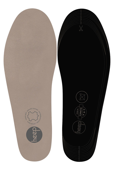 Heep Hakiki Deri Ve Anatomik Bej 35-45 Numara Ayakkabı İç Tabanlığı