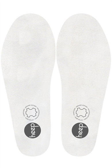 Heep Hakiki Deri Ve Anatomik Beyaz 25-35 Numara Çocuk Ayakkabı İç Tabanlığı