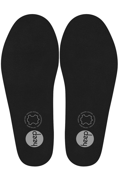 Heep Hakiki Deri Ve Anatomik Siyah 25-35 Numara Çocuk Ayakkabı İç Tabanlığı