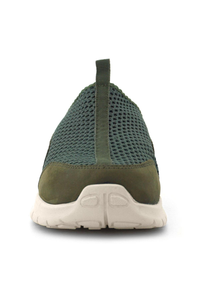 Heep Medikal Haki Yeşil Krem Tabanlı Comfort Spor Terlik