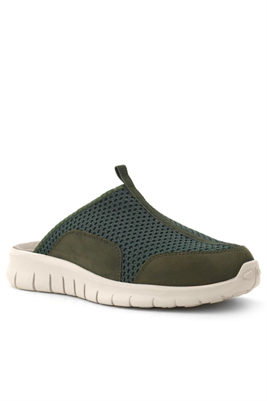Heep Medikal Haki Yeşil Krem Tabanlı Comfort Spor Terlik