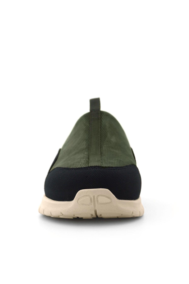 Heep Medikal Hakiki Deri Haki Siyah Krem Tabanlı Comfort Spor Terlik