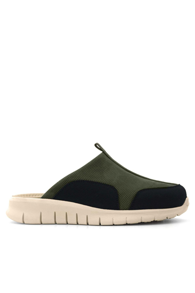 Heep Medikal Hakiki Deri Haki Siyah Krem Tabanlı Comfort Spor Terlik