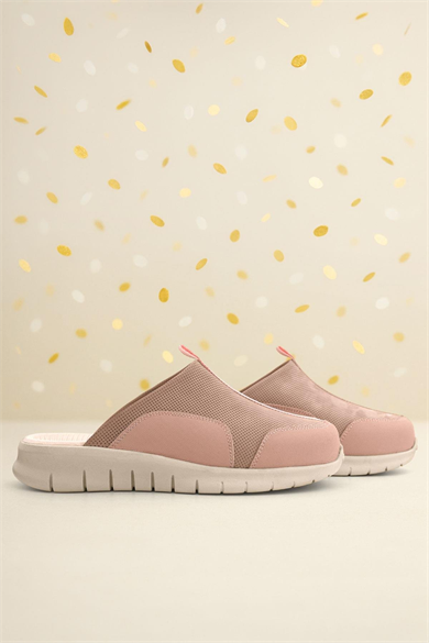 Heep Medikal Hakiki Deri Pudra Comfort Krem Tabanlı Spor Terlik