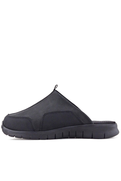 Heep Medikal Hakiki Deri Siyah Comfort Spor Terlik