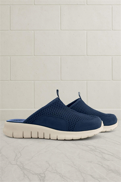 Heep Medikal Lacivert Krem Tabanlı Comfort Spor Terlik