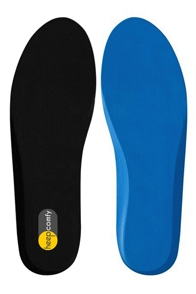 Heep Siyah Mavi Renk Hafızalı Sünger Destekli Ayakkabı Tabanlığı