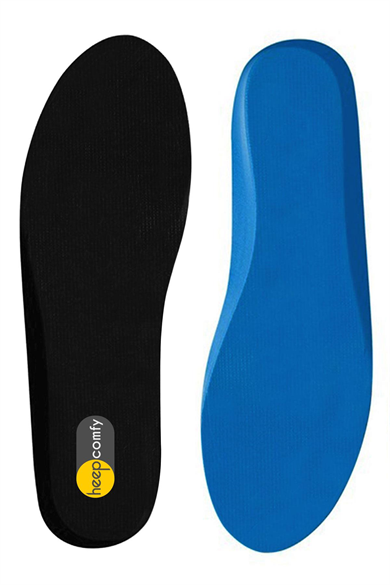 Heep Siyah Mavi Renk Hafızalı Sünger Destekli Ayakkabı Tabanlığı