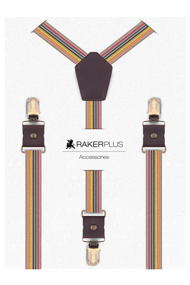 Rakerplus Ayarlanabilir Klipsli Çok Renkli Çocuk Kemer Pantolon Askısı