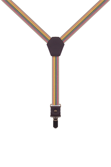 Rakerplus Ayarlanabilir Klipsli Çok Renkli Çocuk Kemer Pantolon Askısı