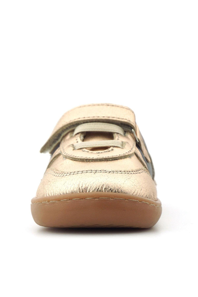 Rakerplus Bob Hakiki Deri Bakır Barefoot Cırtlı Lastikli Bebek Sneaker Ayakkabı