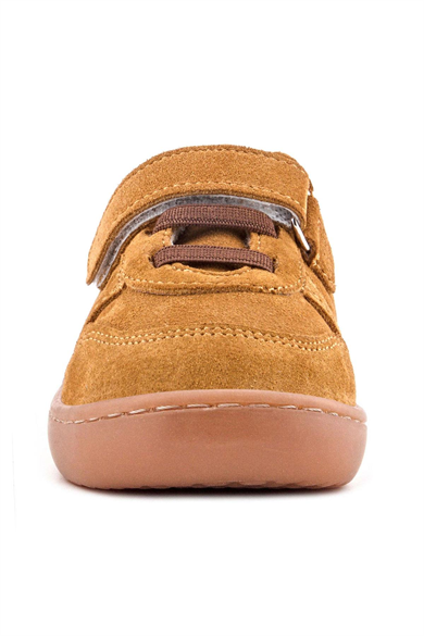 Rakerplus Bob Hakiki Deri Taba Barefoot Cırtlı Lastikli Bebek Sneaker Ayakkabı