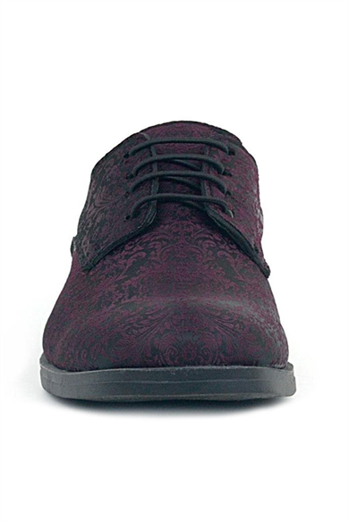 Rakerplus Bordo Bağcıklı Takım Elbise Klasik Çocuk Ayakkabı