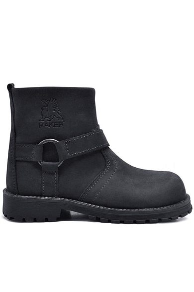 Rakerplus Chiron Hakiki Deri Fermuarlı Kışlık Çocuk Bot