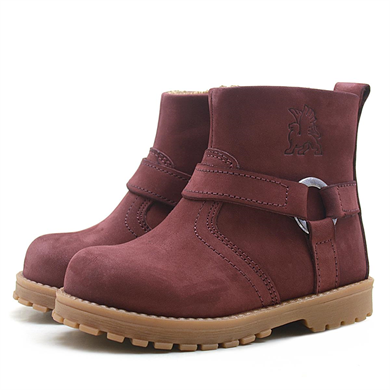 Rakerplus Chiron Hakiki Deri Fermuarlı Kürklü Unisex Bebek Bot