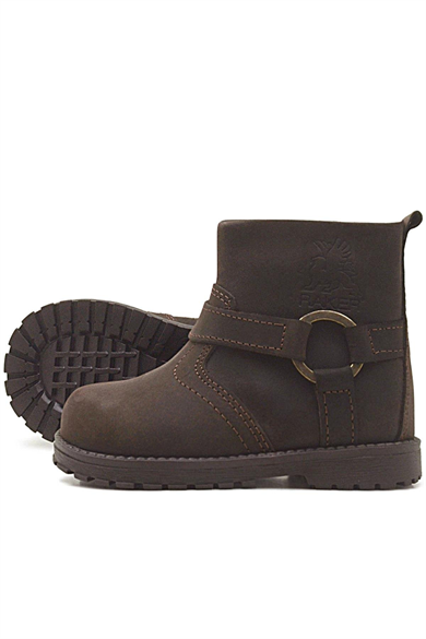 Rakerplus Chiron Hakiki Deri Fermuarlı Kışlık Çocuk Botu