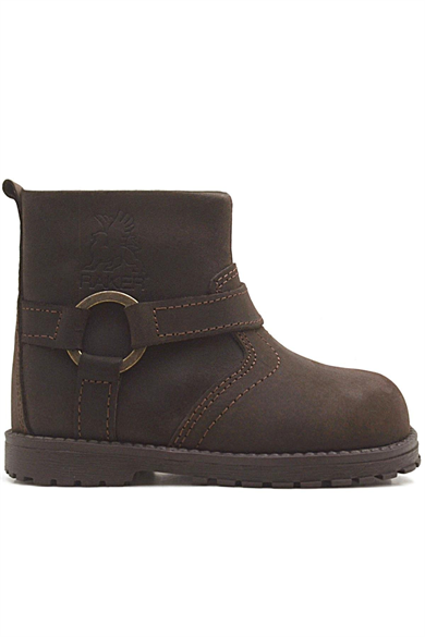 Rakerplus Chiron Hakiki Deri Fermuarlı Kışlık Çocuk Botu