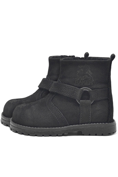 Rakerplus Chiron Hakiki Deri Fermuarlı Kışlık Bebek Bot