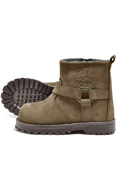 Rakerplus Chiron Hakiki Deri Kum Rengi Fermuarlı Bebek Çizme