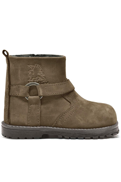 Rakerplus Chiron Hakiki Deri Kum Rengi Fermuarlı Bebek Çizme