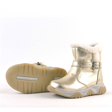 Rakerplus Deriden Parlak Altın Rengi Bebek ve Çocuk Bot