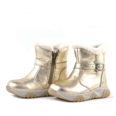 Rakerplus Deriden Parlak Altın Rengi Bebek ve Çocuk Bot