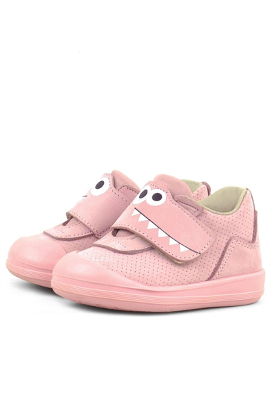 Rakerplus Dino Hakiki Deri Pudra Yüksek Bilekli Bebek Ayakkabı