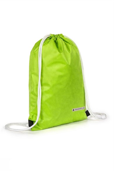 Rakerplus Fıstık Yeşili 32x45 cm Su Geçirmez Büzgülü Spor Ayakkabı Çantası