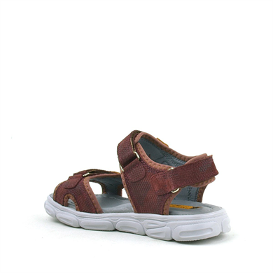 Rakerplus Flint Hakiki Deri Bordo Çocuk Sandalet