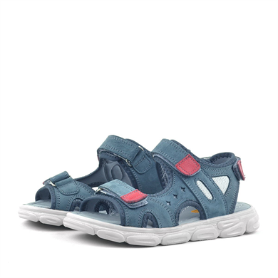 Rakerplus Flint Hakiki Deri Gri Çocuk Sandalet