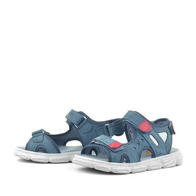 Rakerplus Flint Hakiki Deri Gri Çocuk Sandalet