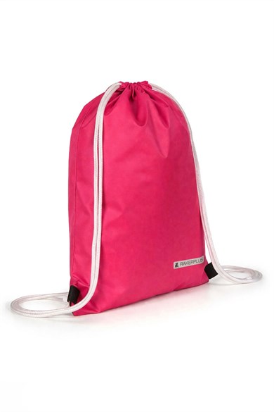Rakerplus Fuşya 32x45 cm Su Geçirmez Büzgülü Spor Ayakkabı Çantası