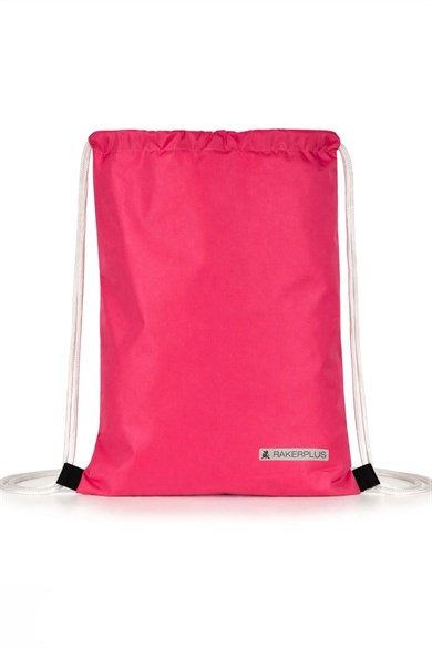 Rakerplus Fuşya 32x45 cm Su Geçirmez Büzgülü Spor Ayakkabı Çantası
