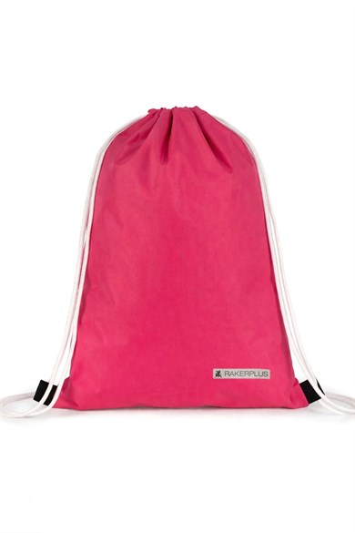Rakerplus Fuşya 32x45 cm Su Geçirmez Büzgülü Spor Ayakkabı Çantası