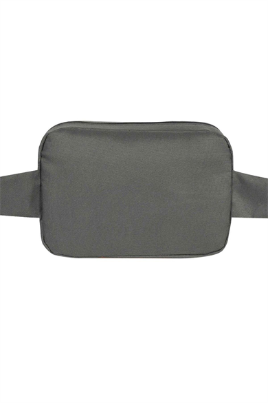 Rakerplus Gri Unisex Minimal 21x15x5 cm Bel ve Göğüs Çantası