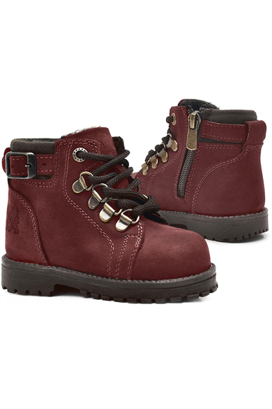 Rakerplus Griffon Hakiki Deri Bordo Bebek Bot