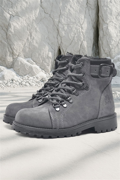 Rakerplus Griffon Hakiki Deri Fermuarlı Kışlık Unisex Çocuk Bot