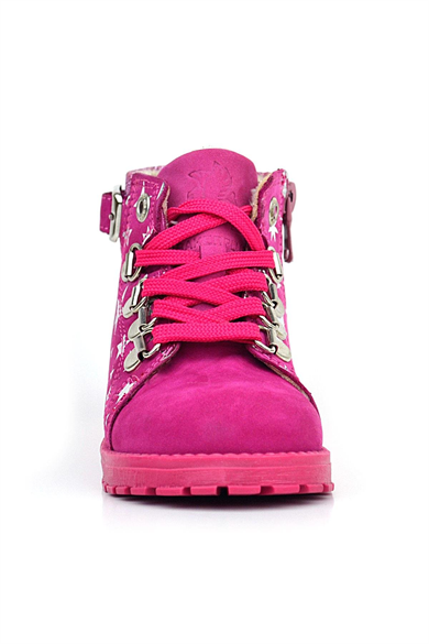 Rakerplus Griffon Hakiki Deri Fuşya Pembe Bebek Bot