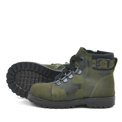 Rakerplus Griffon Hakiki Deri Haki Yeşil Kamuflaj Bebek Bot