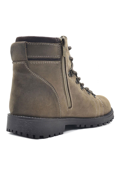 Rakerplus Griffon Hakiki Deri Kum Fermuarlı Kışlık Çocuk Bot