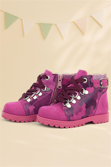 Rakerplus Griffon Hakiki Deri Pembe Kamuflaj Bebek Bot