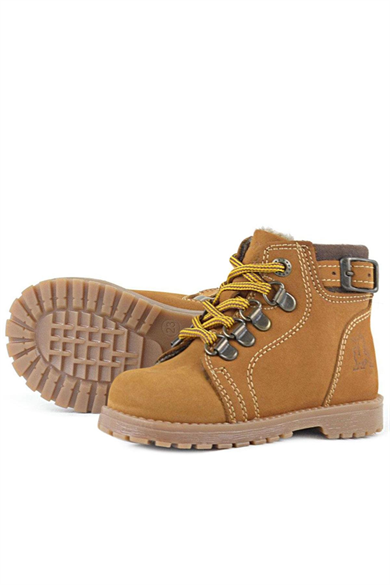 Rakerplus Griffon Hakiki Deri Sarı Kürklü Çocuk Bot