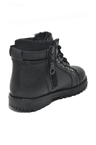 Rakerplus Griffon Hakiki Deri Siyah Fermuarlı Erkek Bebek Bot