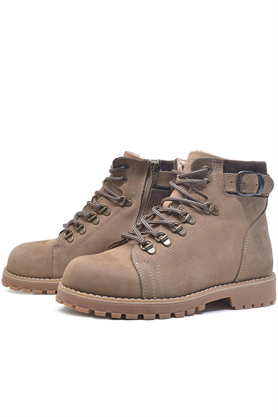 Rakerplus Griffon Hakiki Deri Vizon Fermuarlı Çocuk Bot